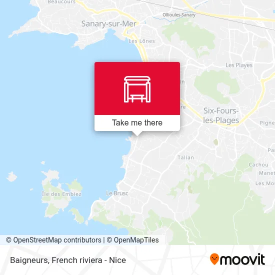 Baigneurs map