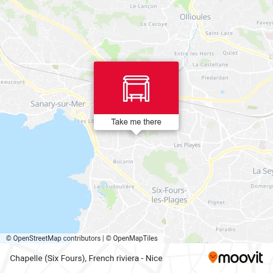 Chapelle (Six Fours) map