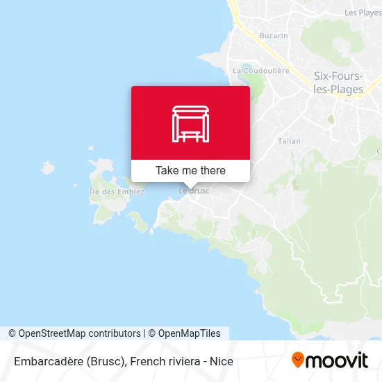 Embarcadère (Brusc) map