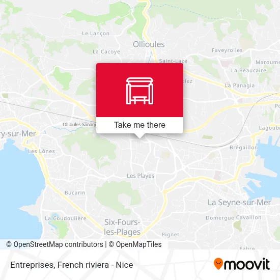 Entreprises map