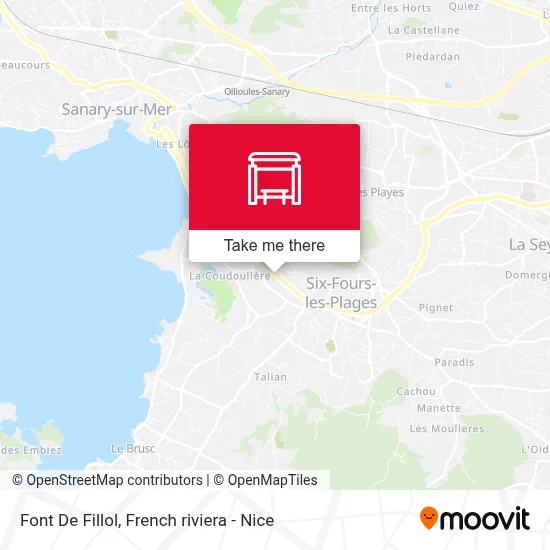 Font De Fillol map