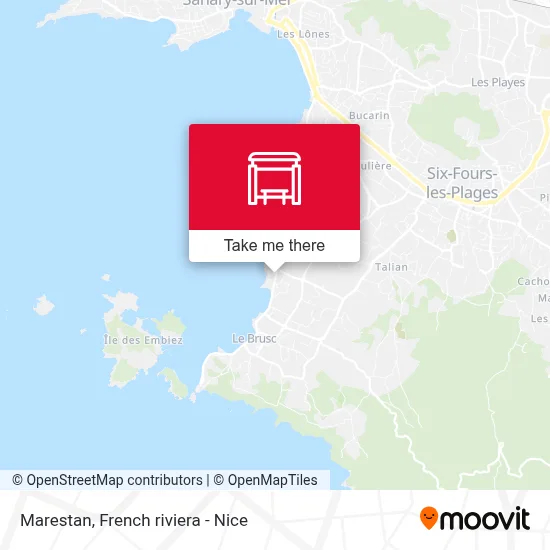 Mapa Marestan