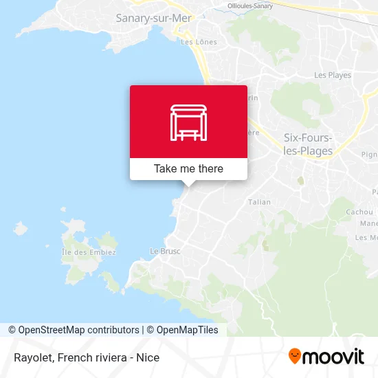 Mapa Rayolet