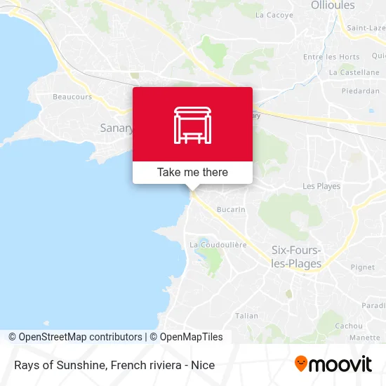 Rayons De Soleil map