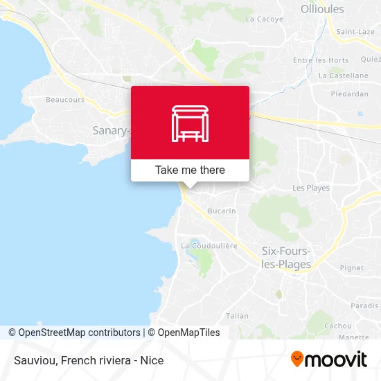 Sauviou map