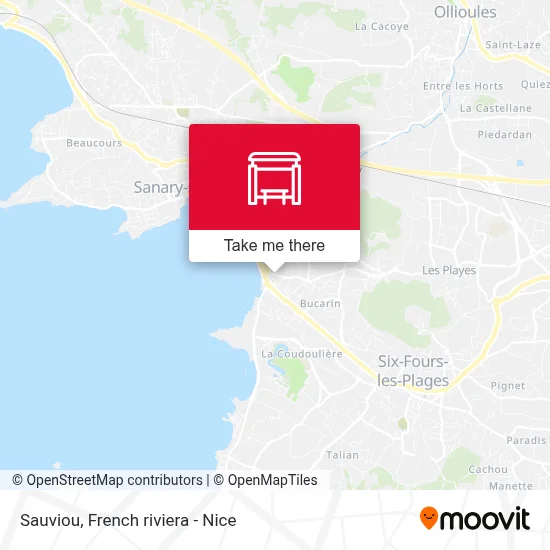 Sauviou map