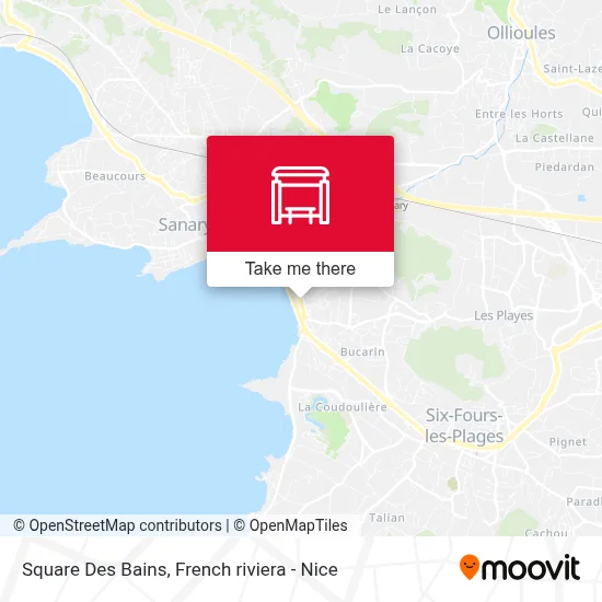 Square Des Bains map