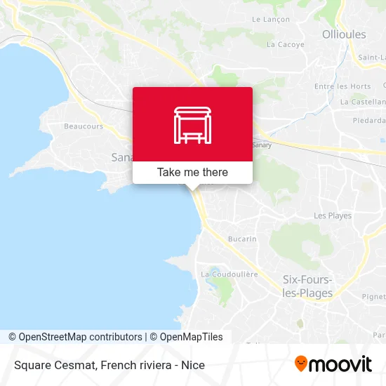 Square Cesmat map