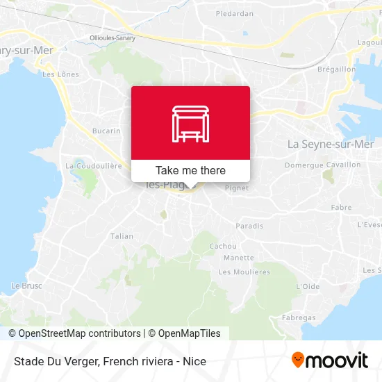 Stade Du Verger map
