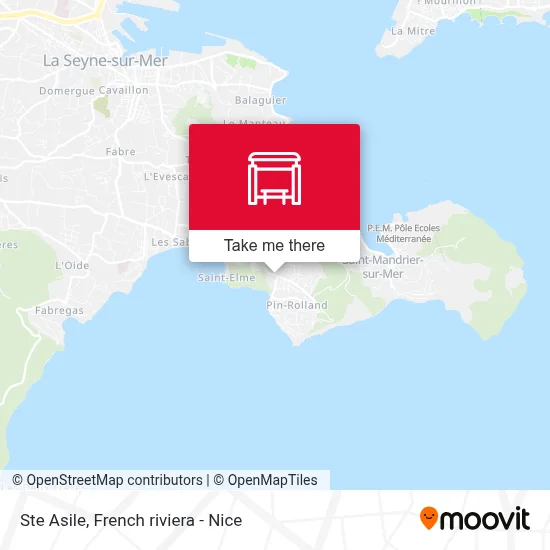 Ste Asile map
