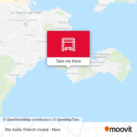 Ste Asile map