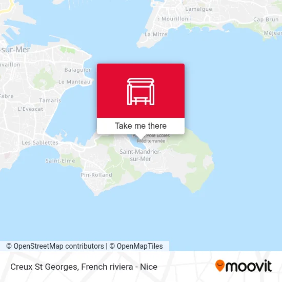 Creux St Georges map