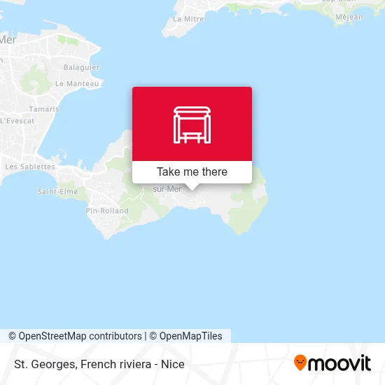 St Georges map