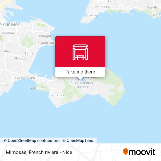 Mimosas map