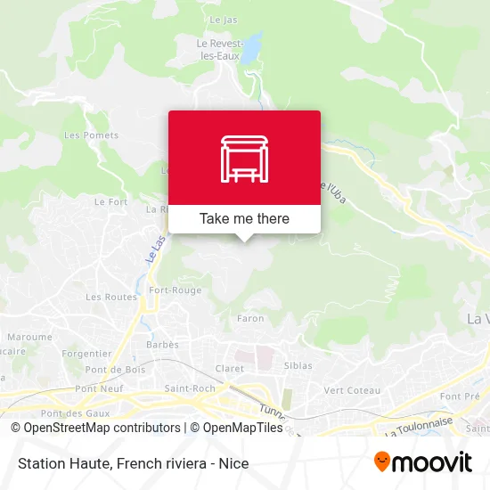 Station Haute map