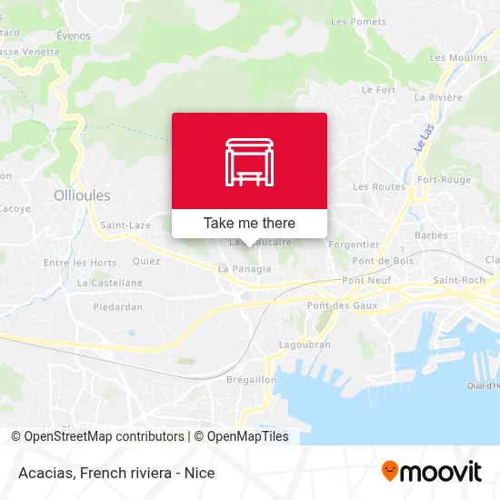 Acacias map