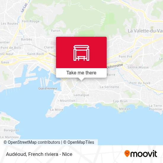 Audéoud map