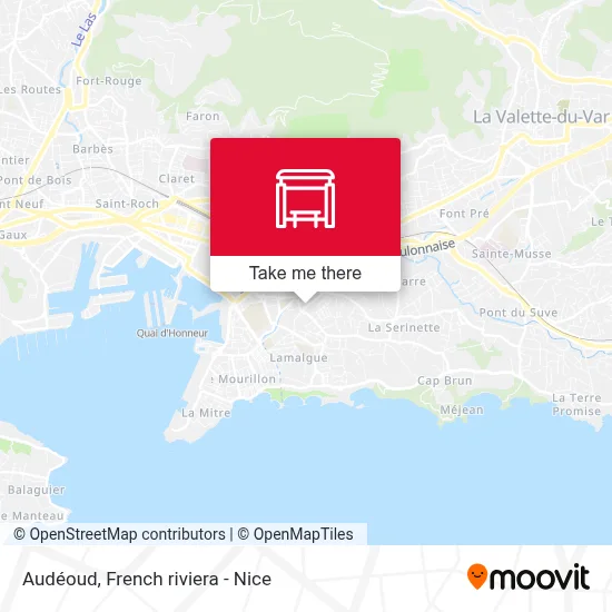 Audéoud map