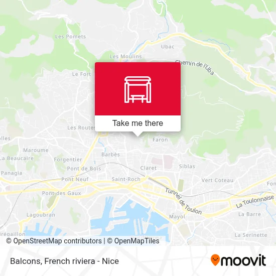 Balcons map
