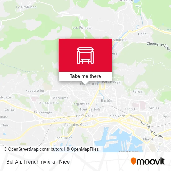 Bel Air map