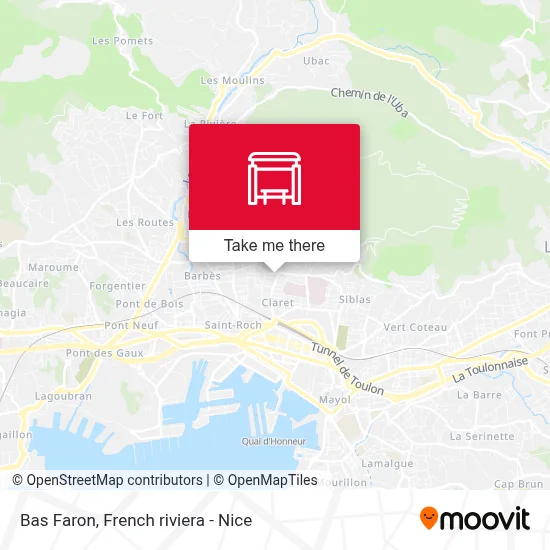 Mapa Bas Faron