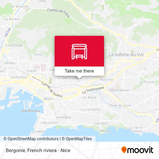 Bergonie map