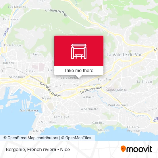 Bergonie map