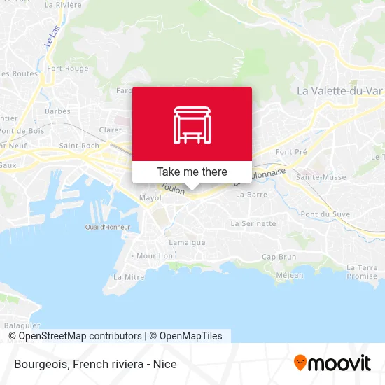 Mapa Bourgeois