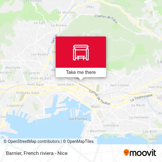 Mapa Barnier