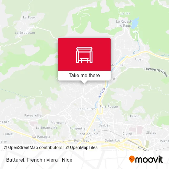 Battarel map