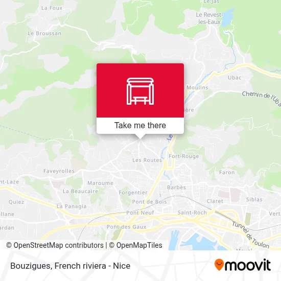 Bouzigues map
