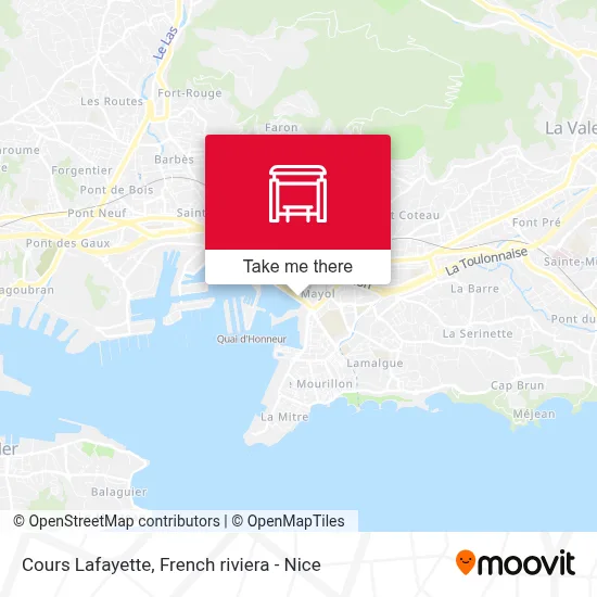 Cours Lafayette map