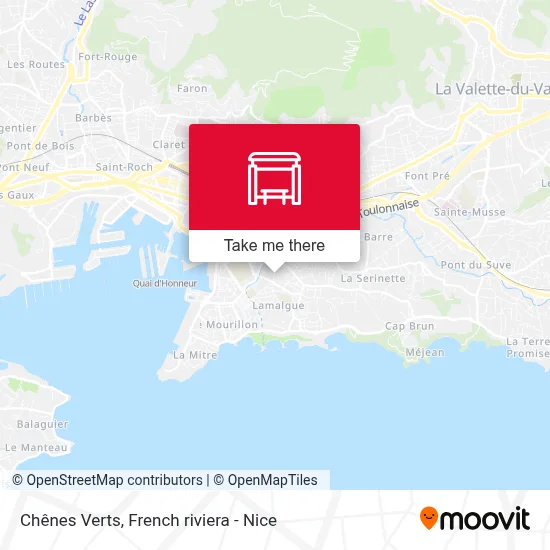 Chênes Verts map