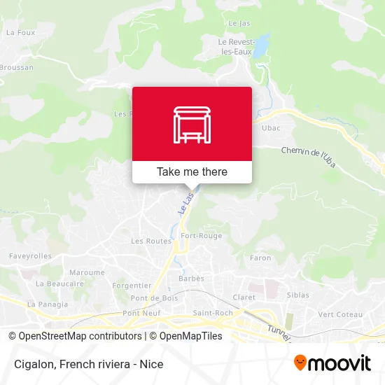 Cigalon map