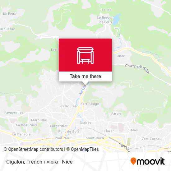 Cigalon map
