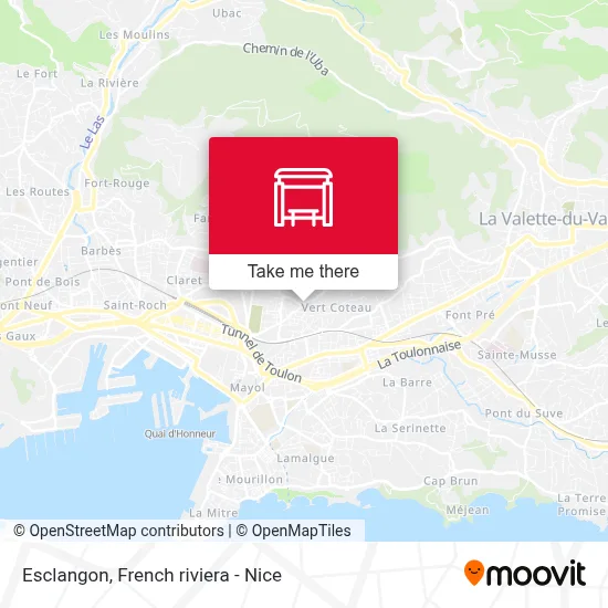 Esclangon map