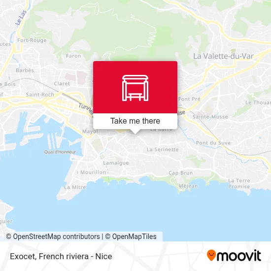 Exocet map