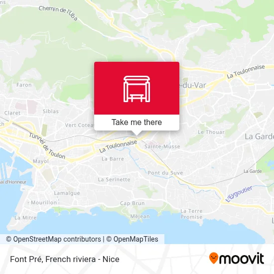 Font Pré map