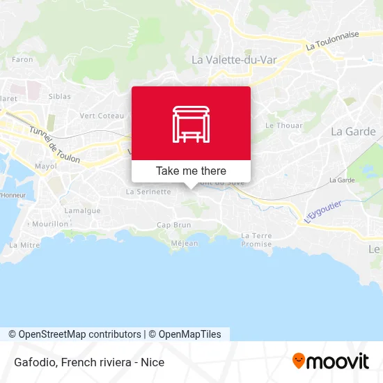 Gafodio map