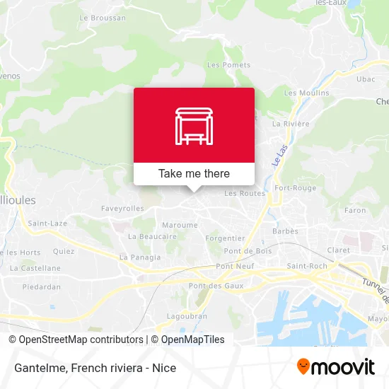 Gantelme map