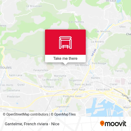 Gantelme map