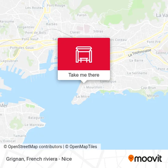 Grignan map