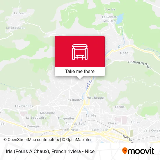 Iris (Fours À Chaux) map