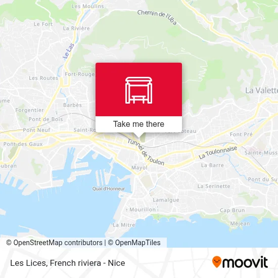 Les Lices map