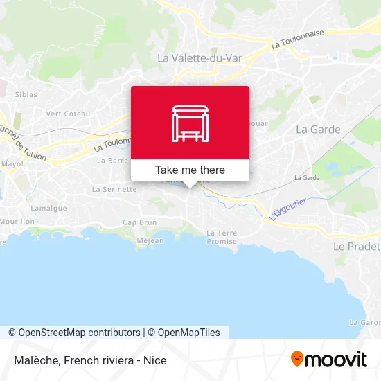 Malèche map