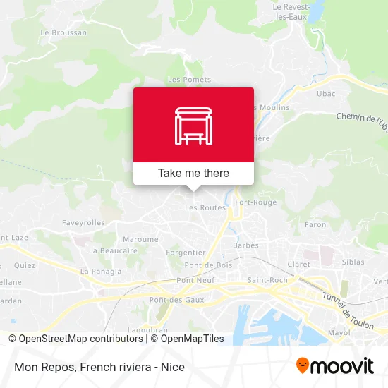 Mapa Mon Repos