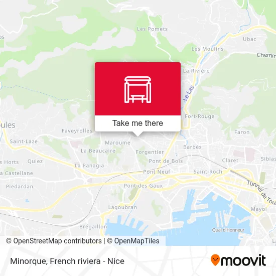 Minorque map