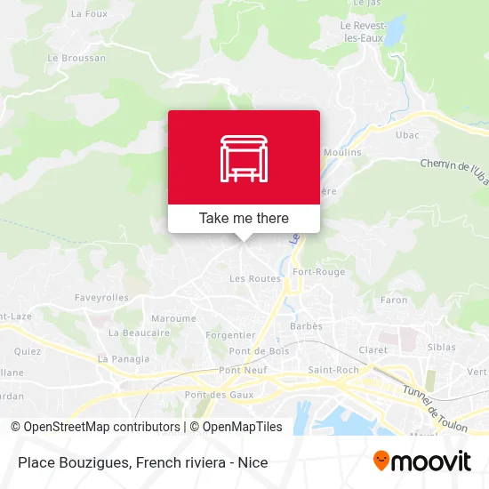 Place Bouzigues map