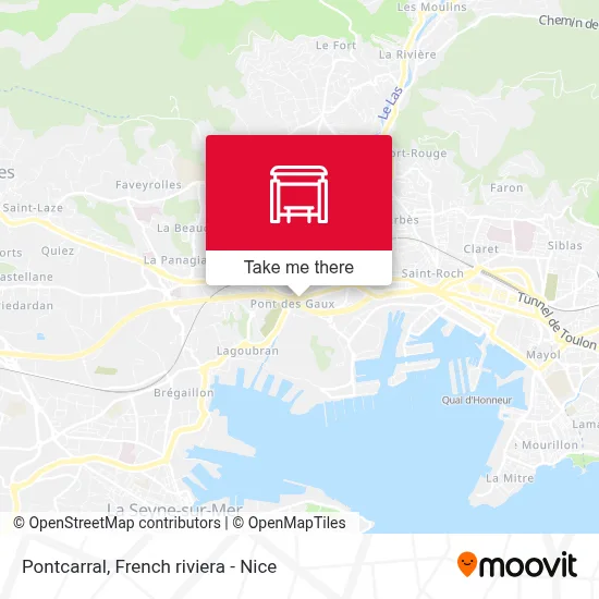 Pontcarral map