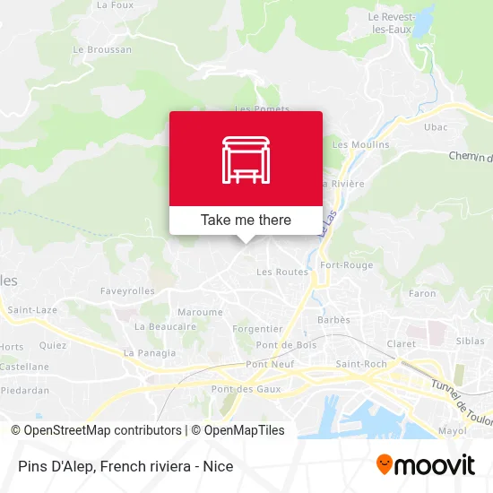 Pins D'Alep map